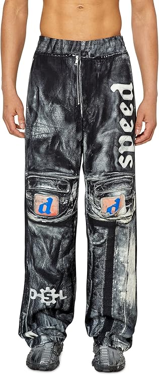 DIESEL トロンプイユ デニム転写ブルゾン 48 DIESEL 2023ss トロンプルイユシャツ 48 - メルカリ